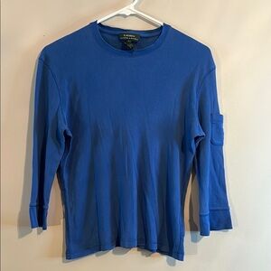 Ralph Lauren Rich Blue Ribbed Top